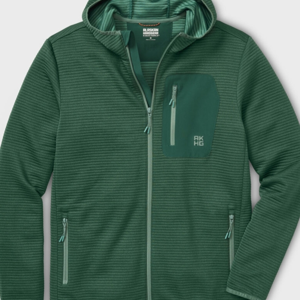 Duluth Trading Co. Green Hooded Jacket